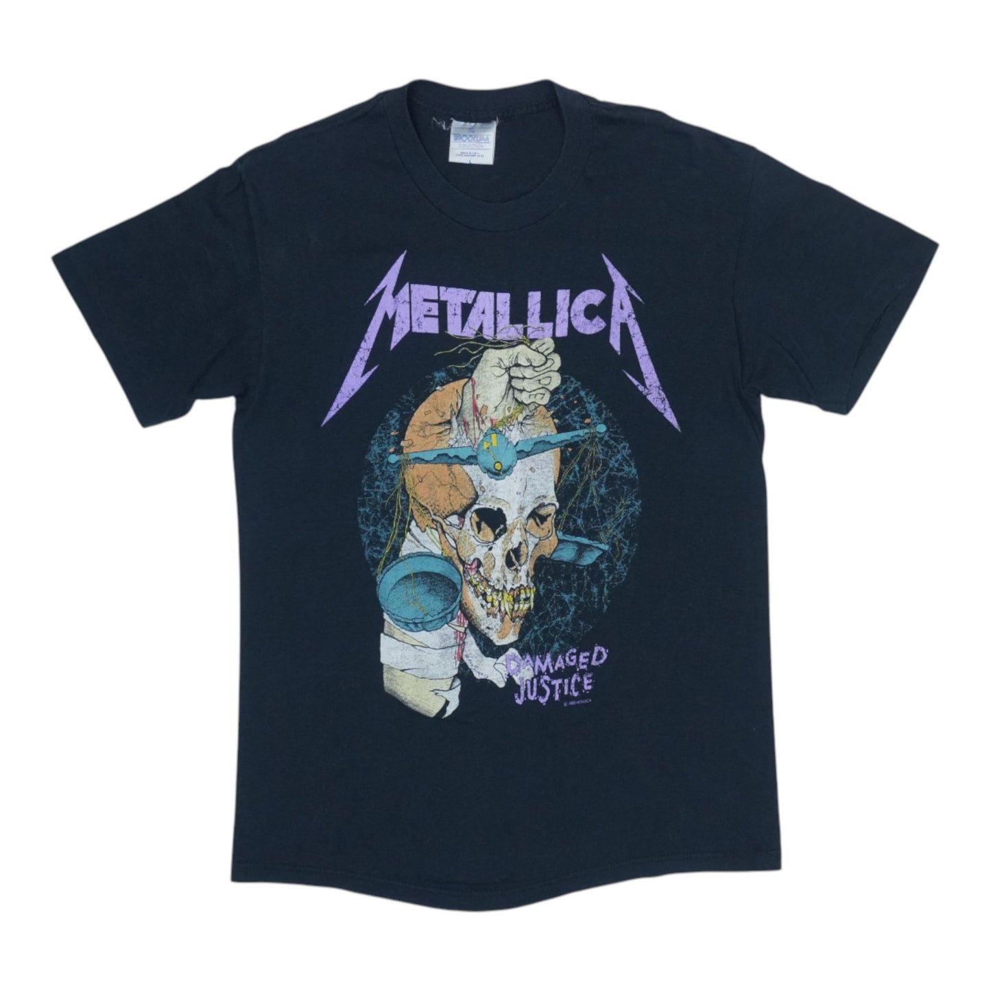 1988 Metallica Damaged Justice Shirt