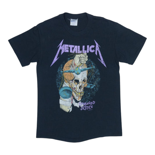 1988 Metallica Damaged Justice Shirt