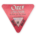 1988 Ozzy Osbourne No Rest For The Wicked Backstage Pass