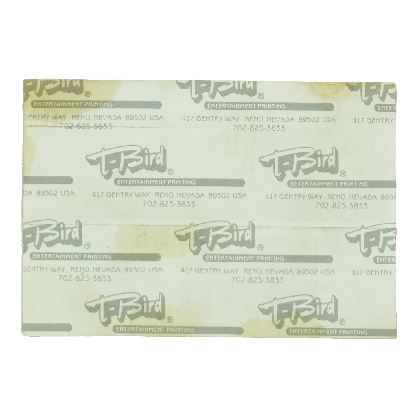 1988 Iron Maiden Seventh Tour Of A Seventh Tour Local Staff Pass back