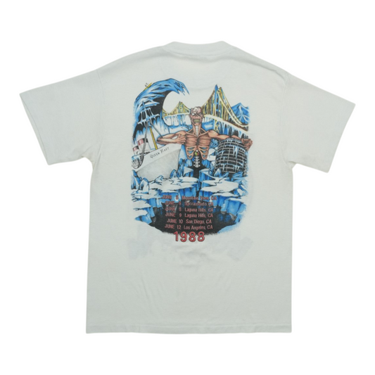 1988 Iron Maiden California Tour Shirt Back