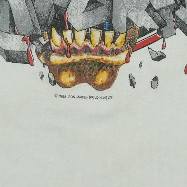 1988 Iron Maiden California Tour Shirt Detail 3