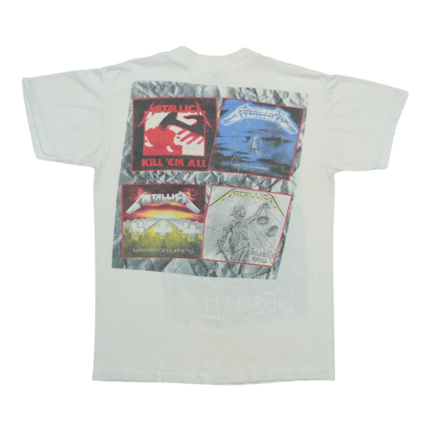 1988 Metallica And Justice For All Shirt Back