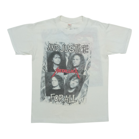 1988 Metallica And Justice For All Shirt Front