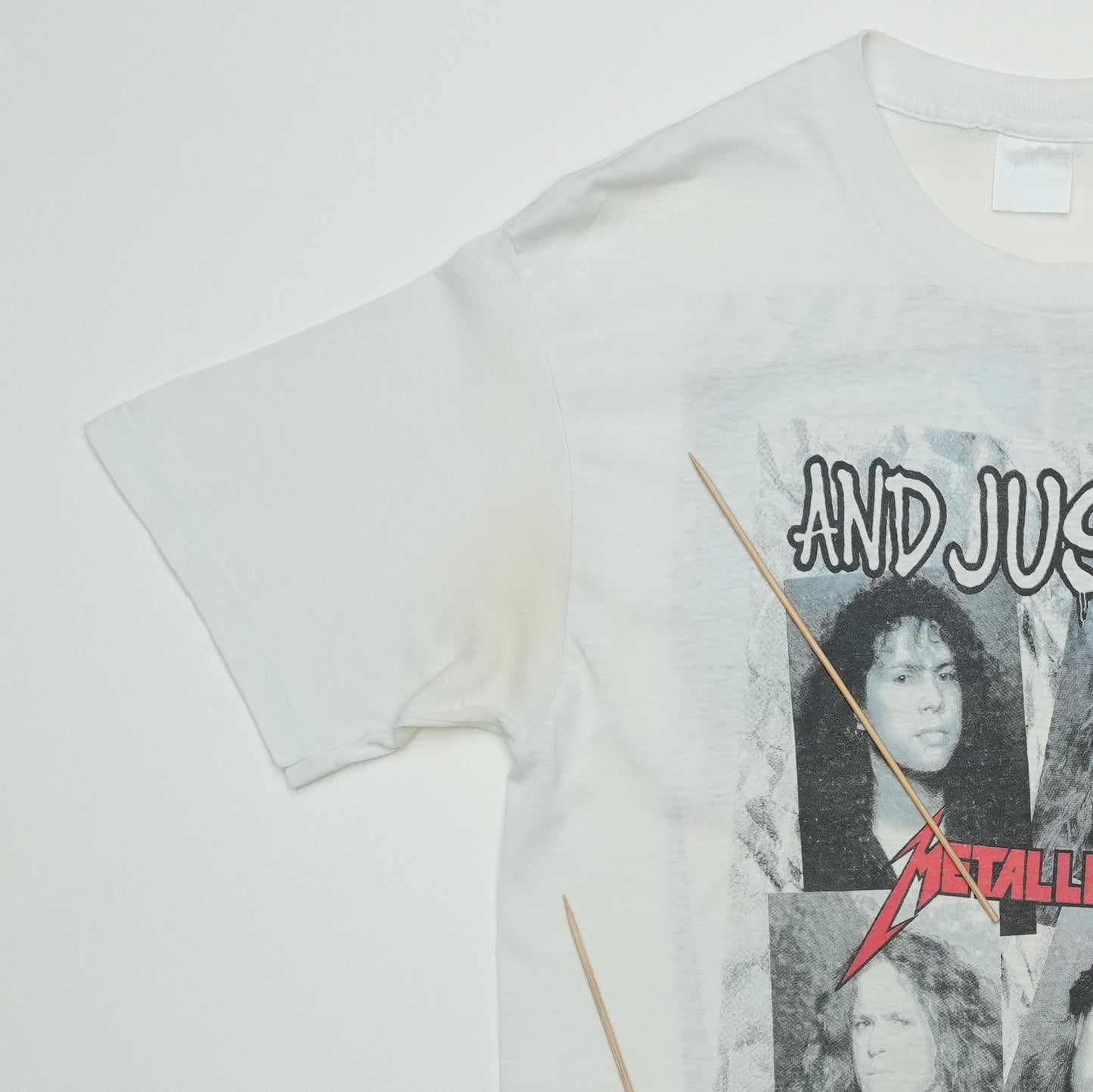 1988 Metallica And Justice For All Shirt Detail 5