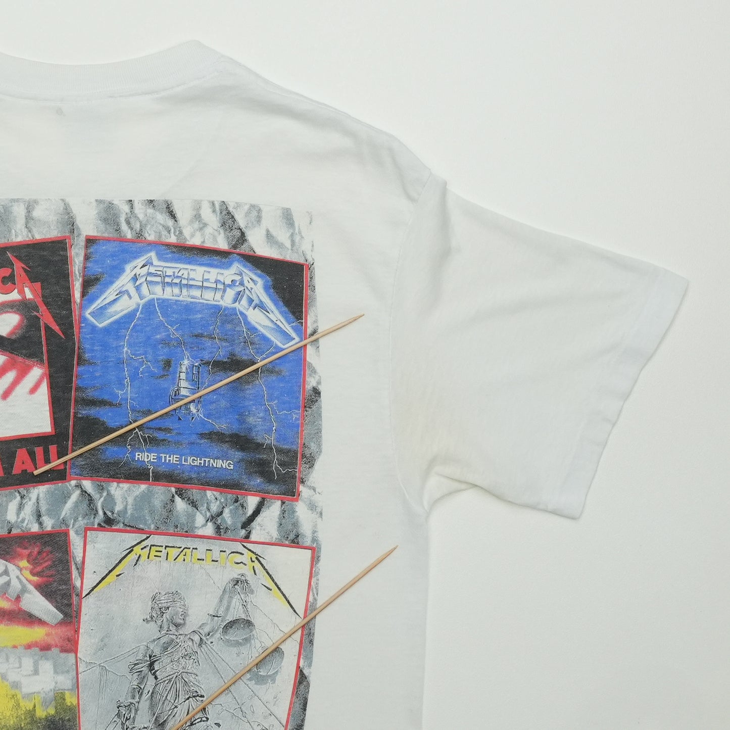 1988 Metallica And Justice For All Shirt Detail 9