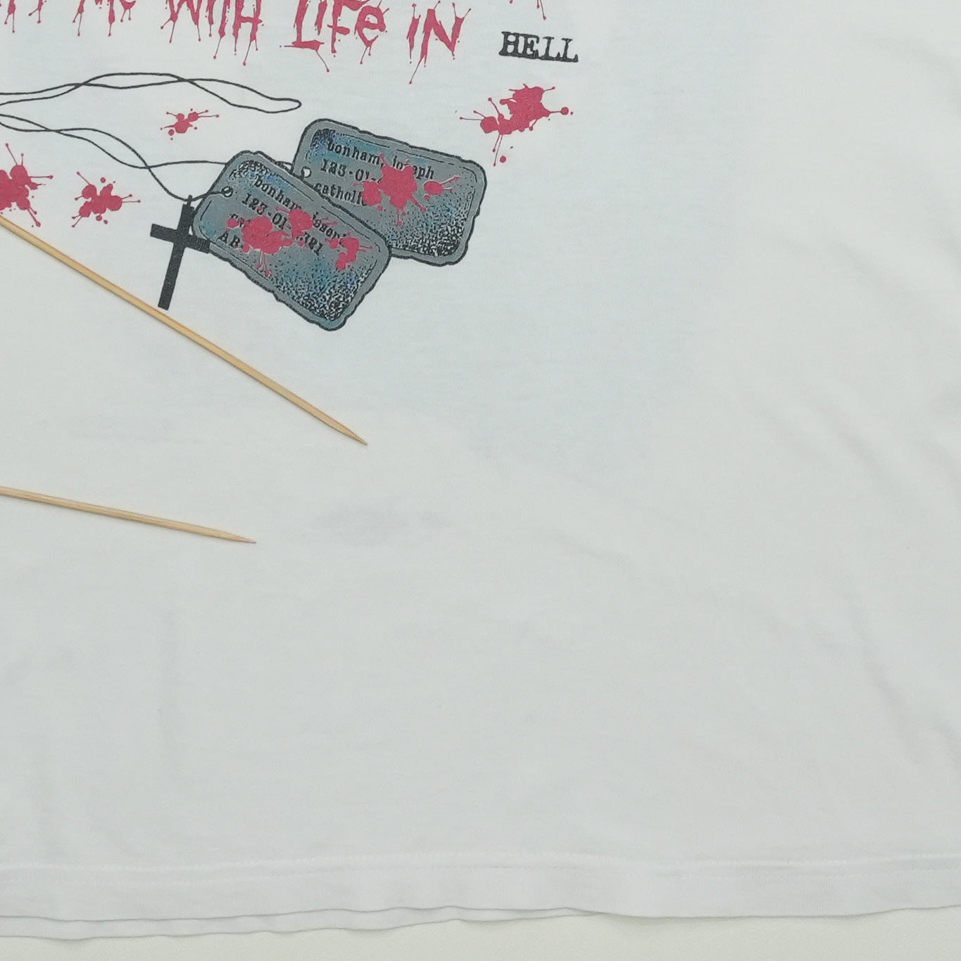 1988 Metallica One Shirt Detail 8