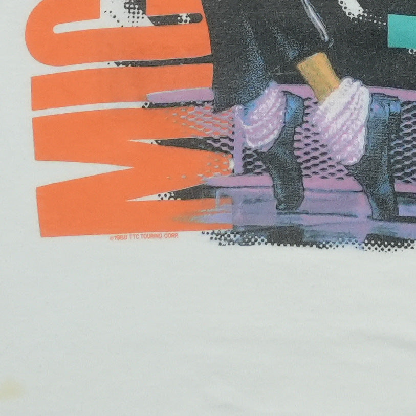 1988 Michael Jackson Bad Tour Shirt Detail 3