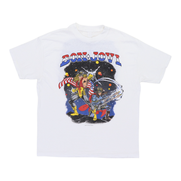 1989 Bon Jovi Captin Kidd King Of Swing Shirt | Authentic Vintage