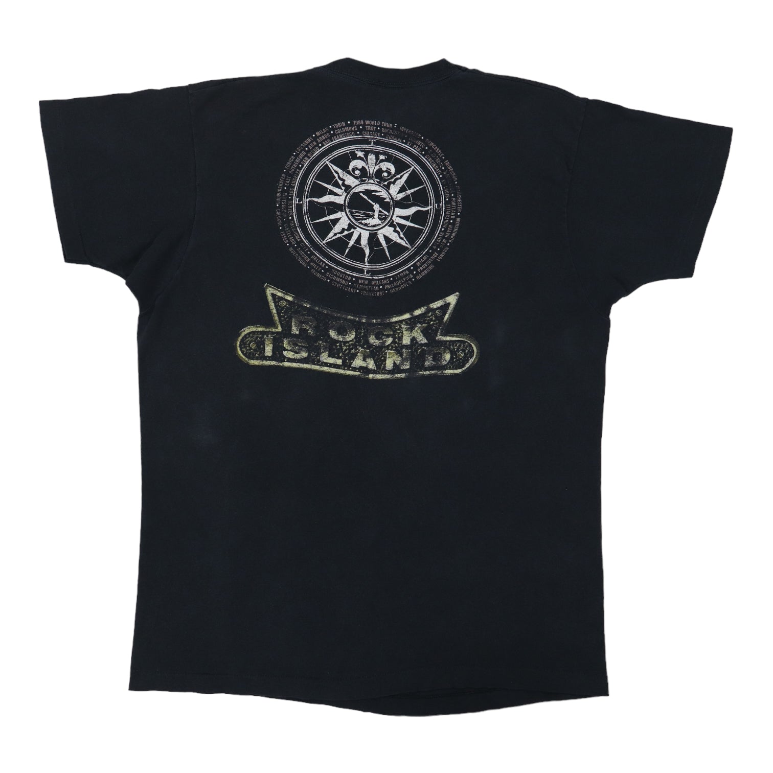 1989 Jethro Tull Rock Island Tour Shirt | Authentic Vintage Tee