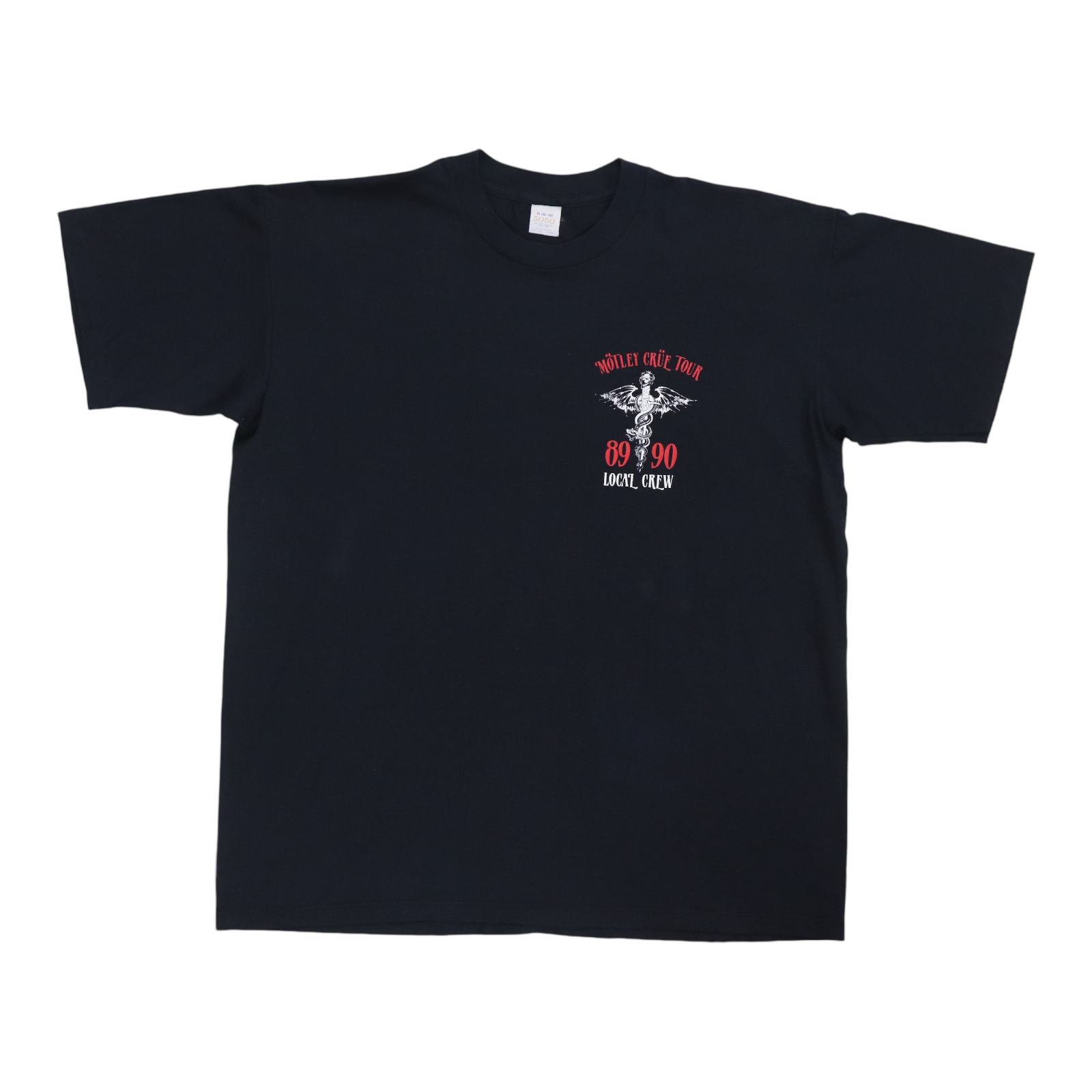 1989 Motley Crue Local Crew Tour Shirt | Authentic Vintage Tee – WyCo ...