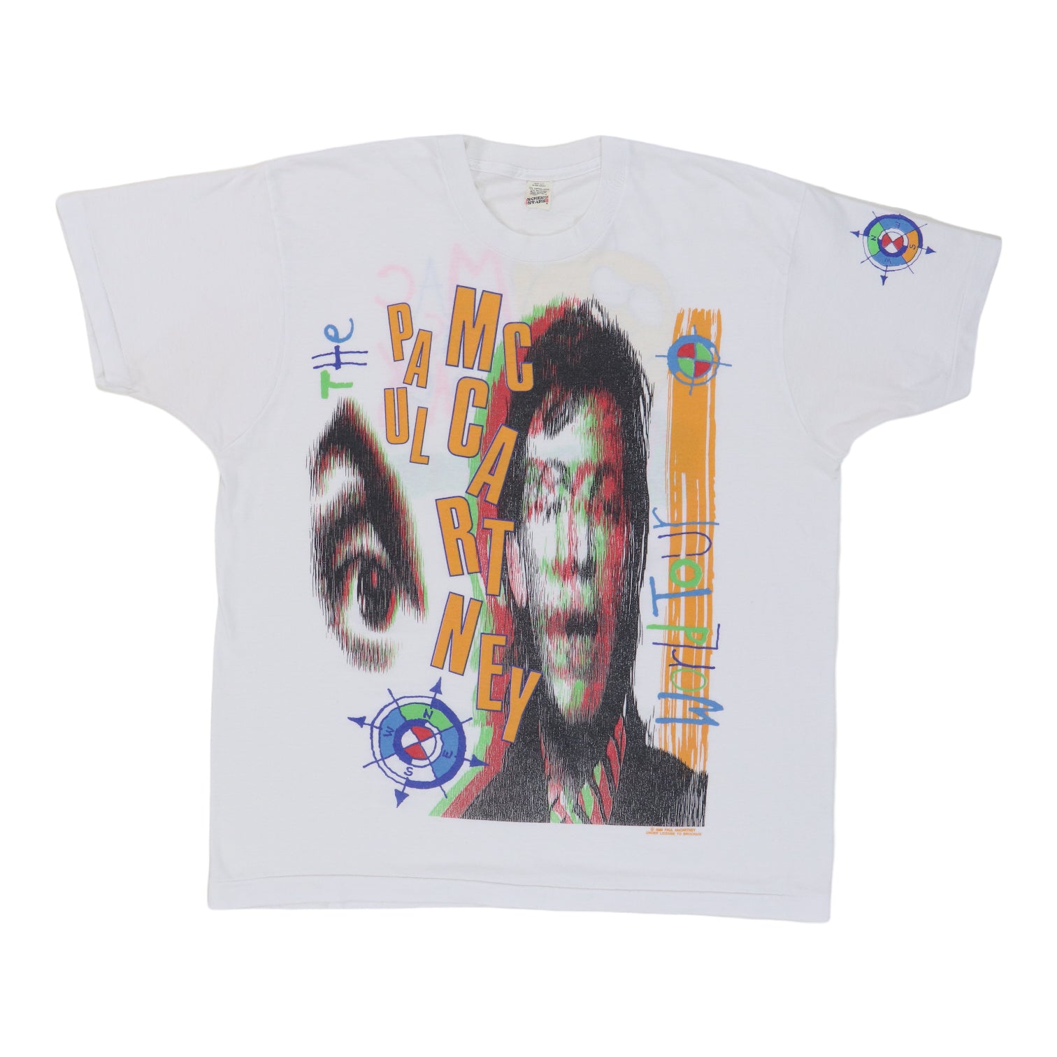 1989 Paul McCartney New World Tour Shirt – WyCo Vintage