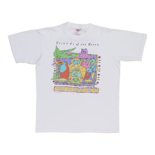 1989 Paul McCartney Save The Rainforest Tour Shirt