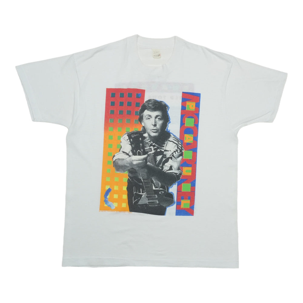 1989 Paul McCartney World Tour Shirt Front
