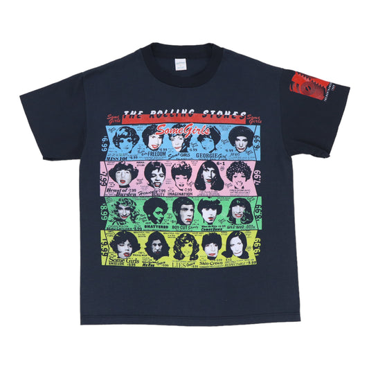 1989 Rolling Stones Some Girls Steel Wheels Shirt
