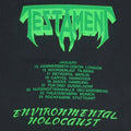 1989 Testament Greenhouse Effect Environmental Holocaust Tour Shirt Detail 4