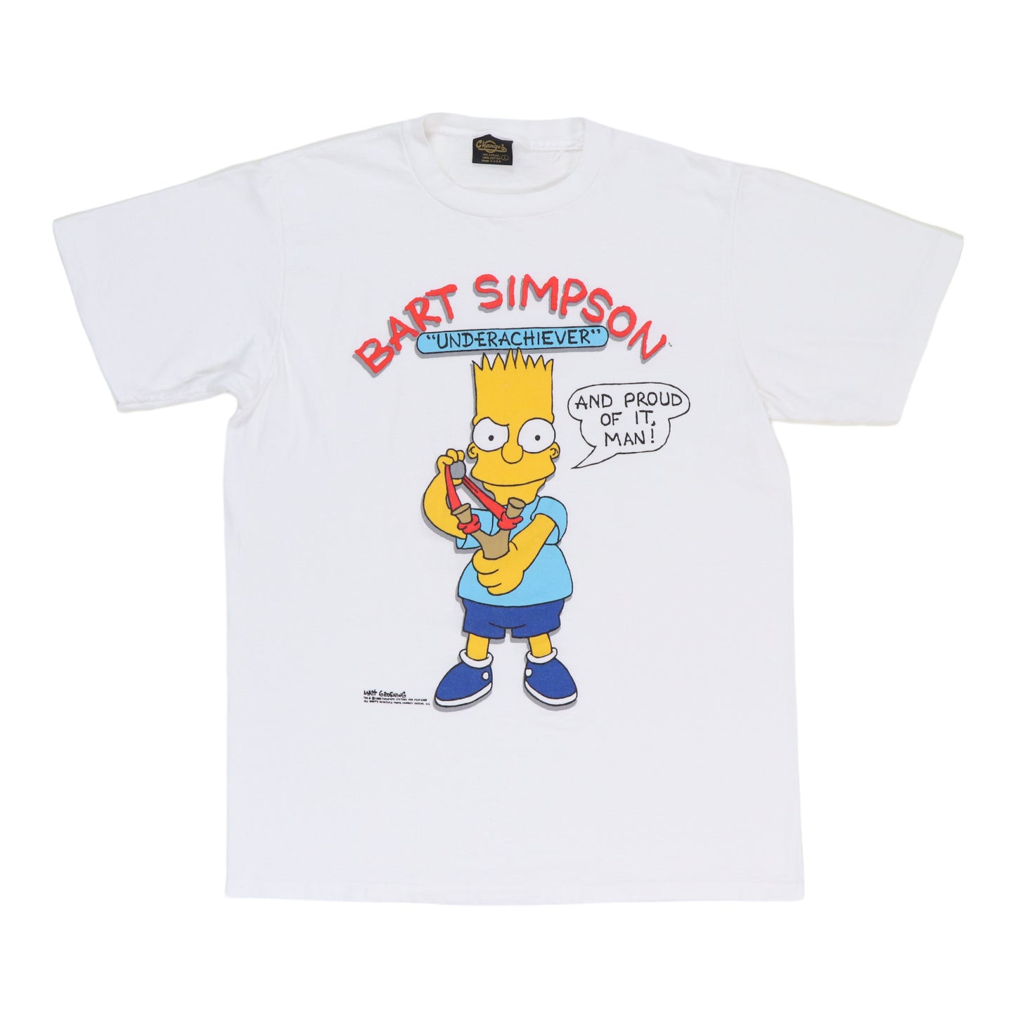 1989 The Simpsons Bart Underachiever Shirt