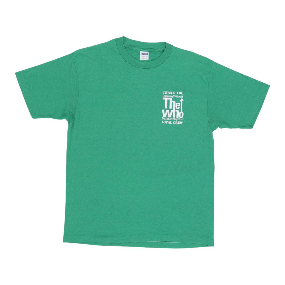 1989 The Who Kids Are Alright Tour Crew Shirt