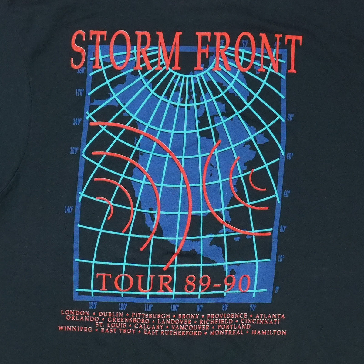 1989 Billy Joel Storm Front Tour Shirt