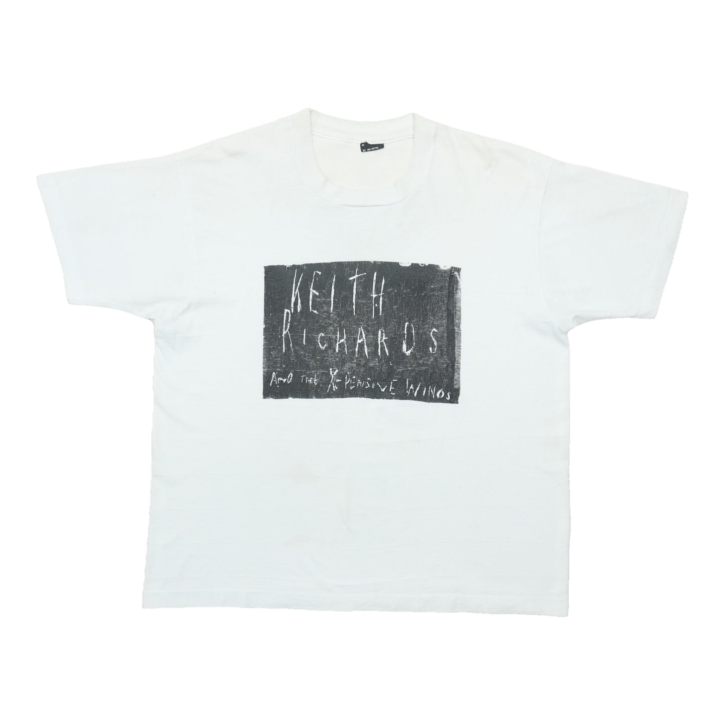 1989 Keith Richards And The X-Pensive Winos Concert Shirt