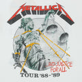 1989 Metallica And Justice For All Tour Shirt