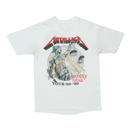 1989 Metallica And Justice For All Tour Shirt