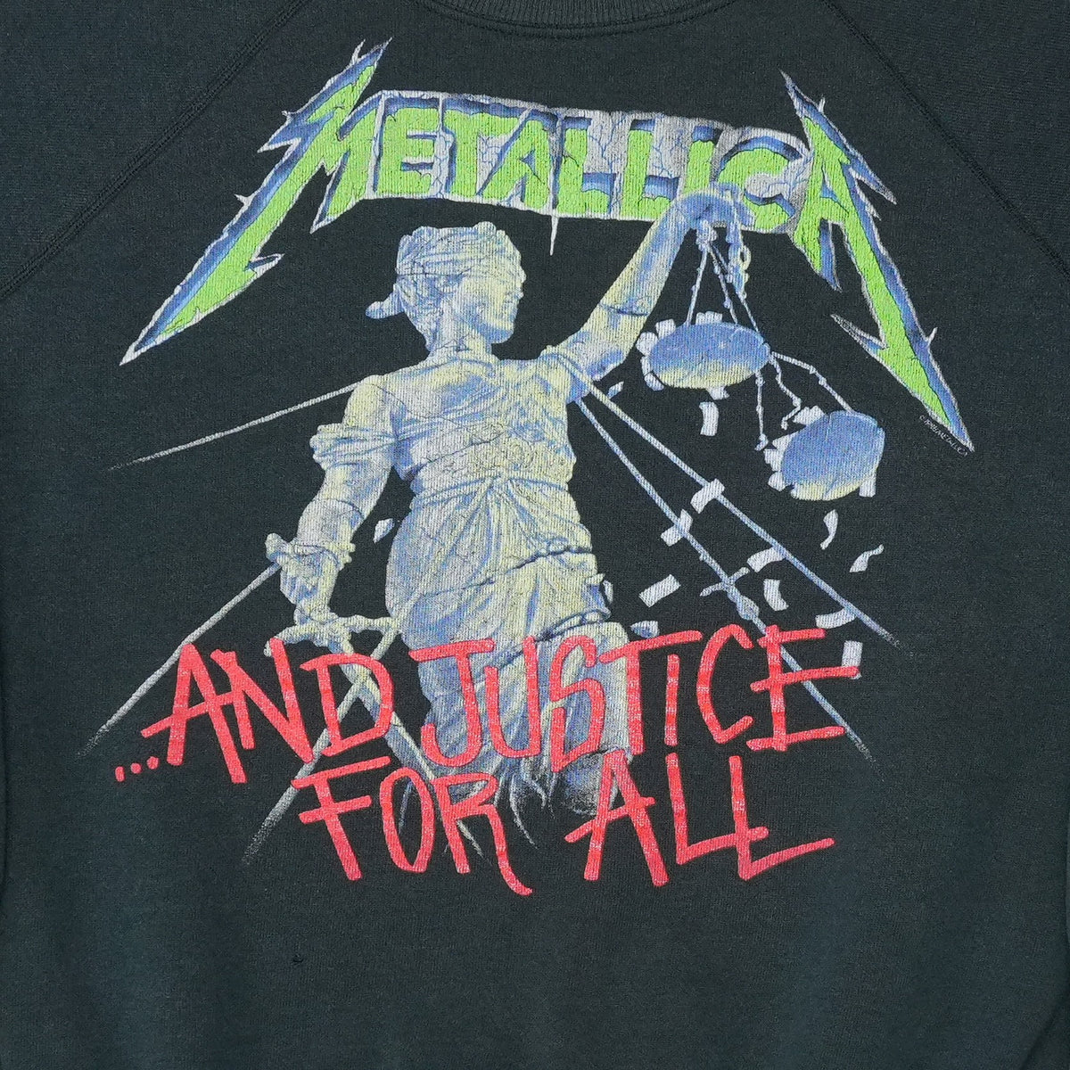 1989 Metallica And Justice For All Tour Sweatshirt