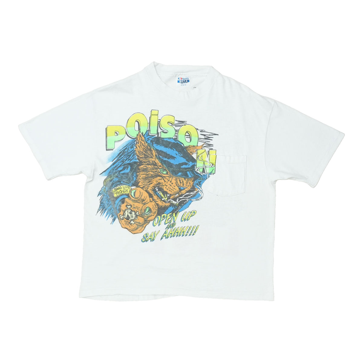 1989 Poison Open Up And Say Ahh Tour Shirt