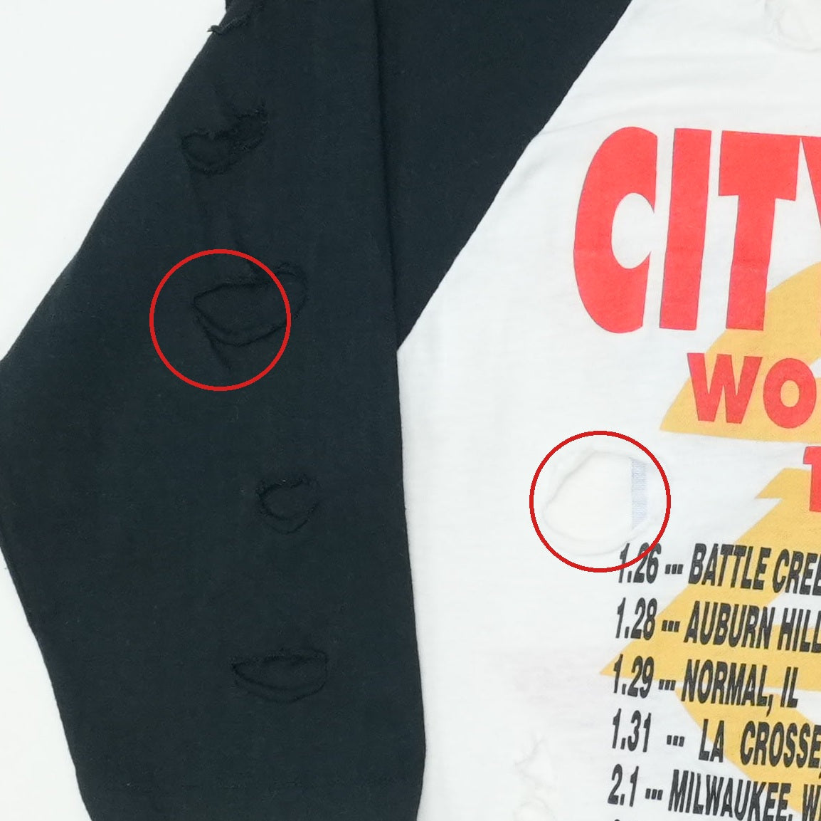 1989 Ratt Reach For The Sky City To City Tour Jersey