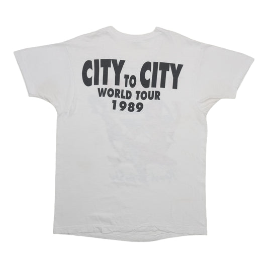 1989 Ratt Reach for the Sky City to City World Tour Shirt Back