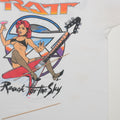 1989 Ratt Reach for the Sky City to City World Tour Shirt Detail 3