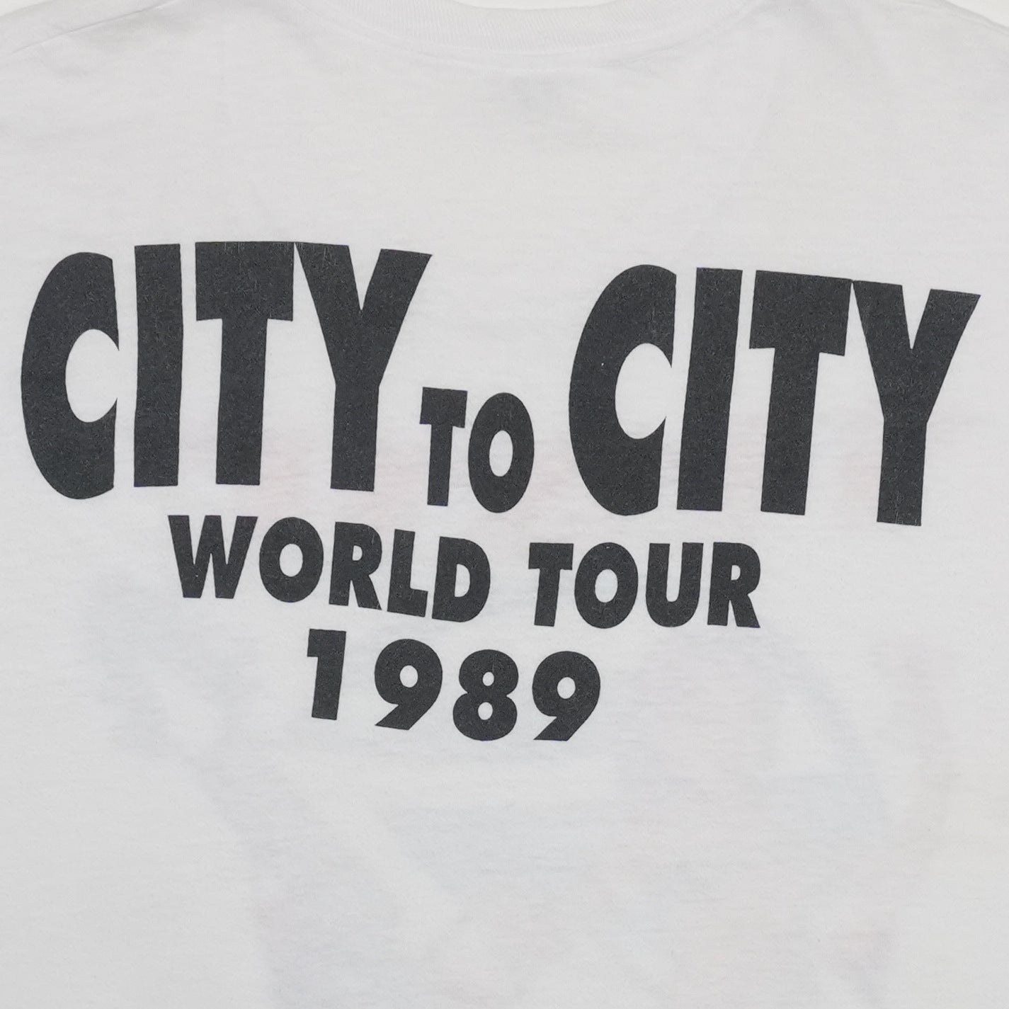 1989 Ratt Reach for the Sky City to City World Tour Shirt Detail 6