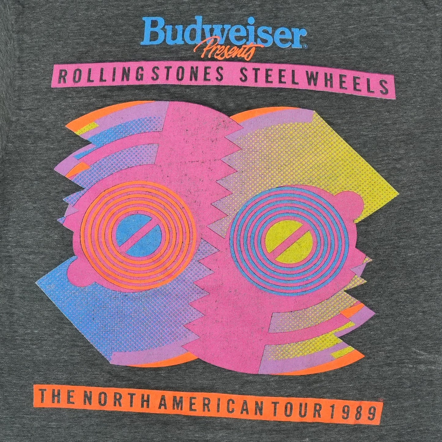 1989 Rolling Stones Steel Wheels North American Tour Shirt