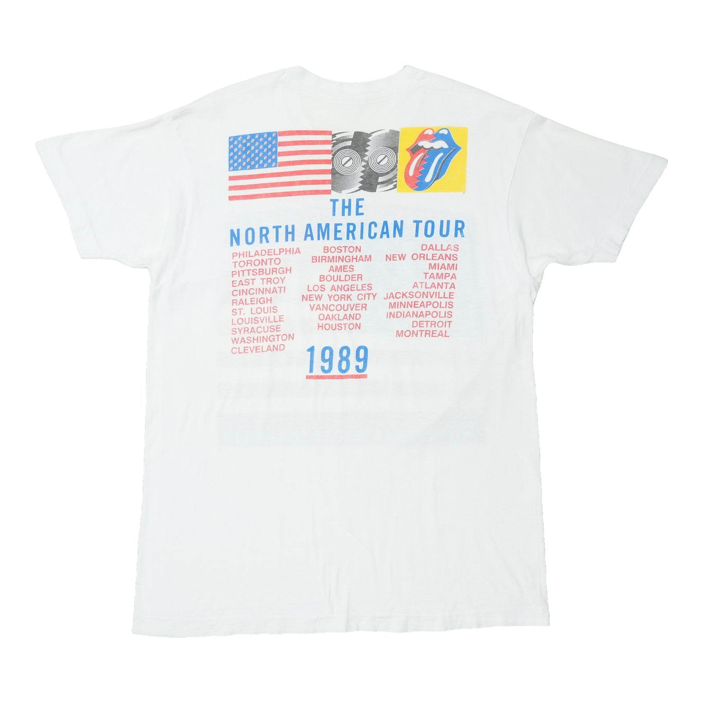1989 The Rolling Stones Steel Wheels North American Tour Shirt