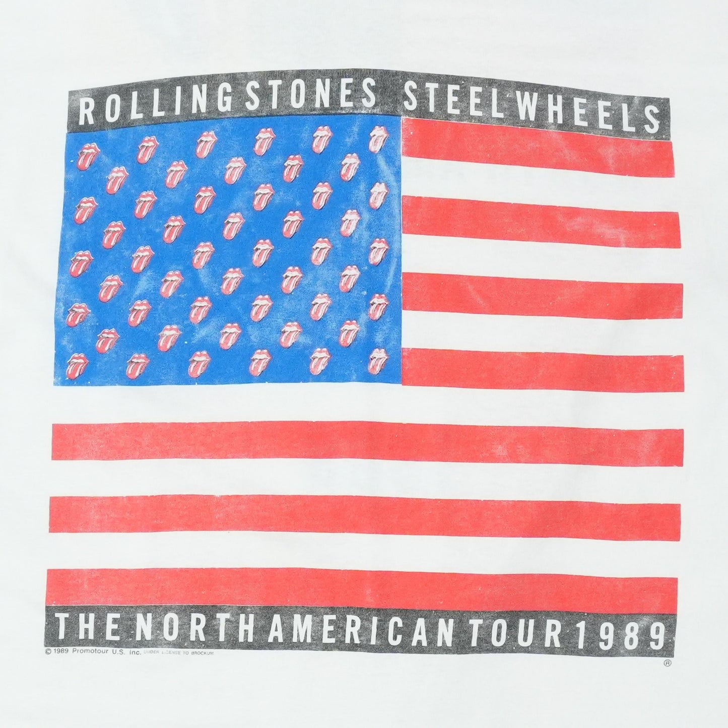 1989 The Rolling Stones Steel Wheels North American Tour Shirt