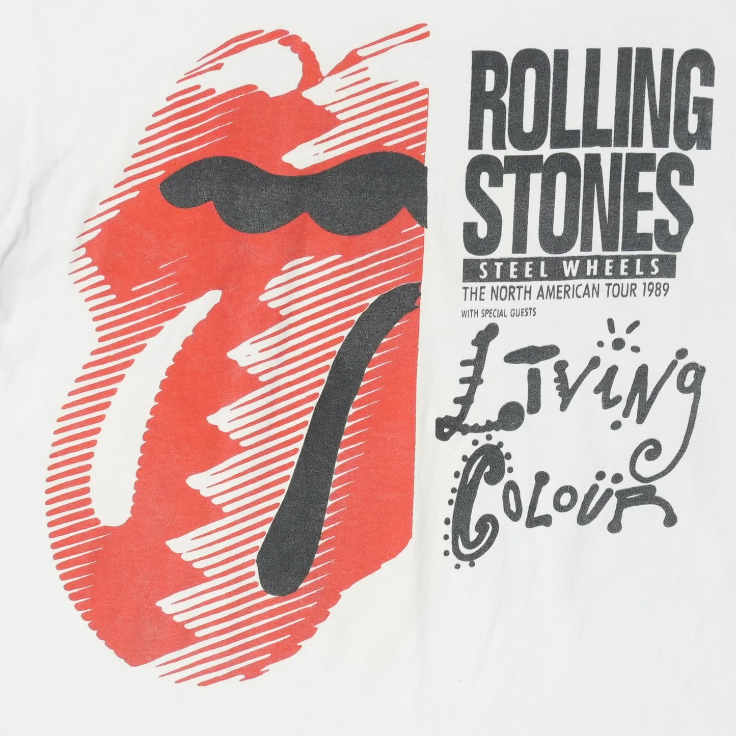 1989 The Rolling Stones Steel Wheels Tour Shirt