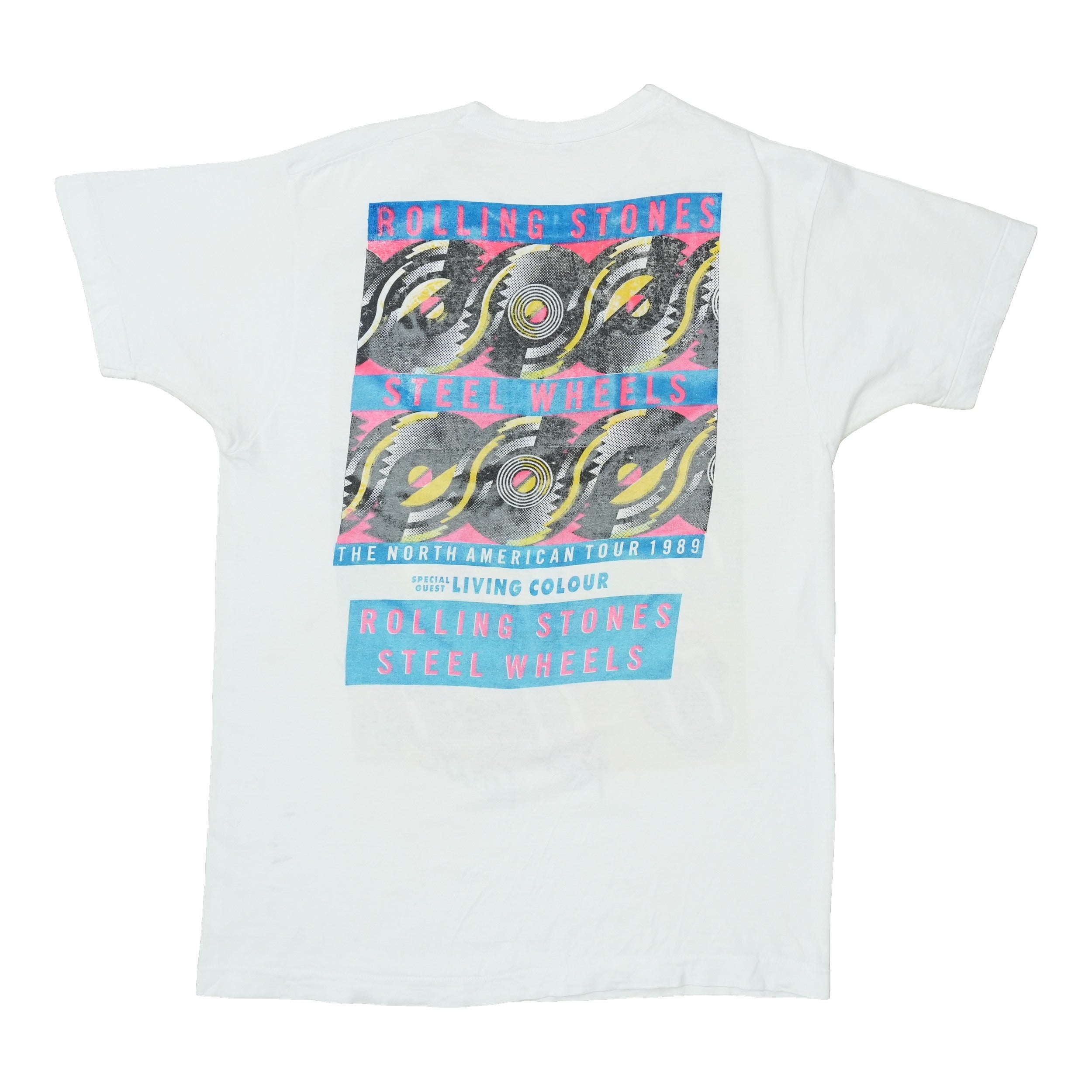 Buy 1989 The Rolling Stones Steel Wheels Tour Shirt - Vintage T