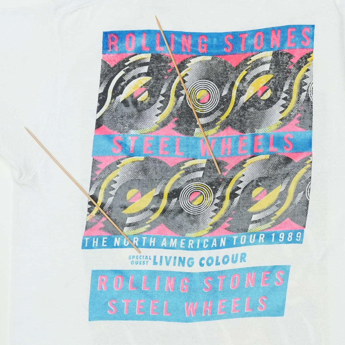 1989 The Rolling Stones Steel Wheels Tour Shirt