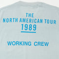 1989 The Rolling Stones Steel Wheels Working Crew Shirt