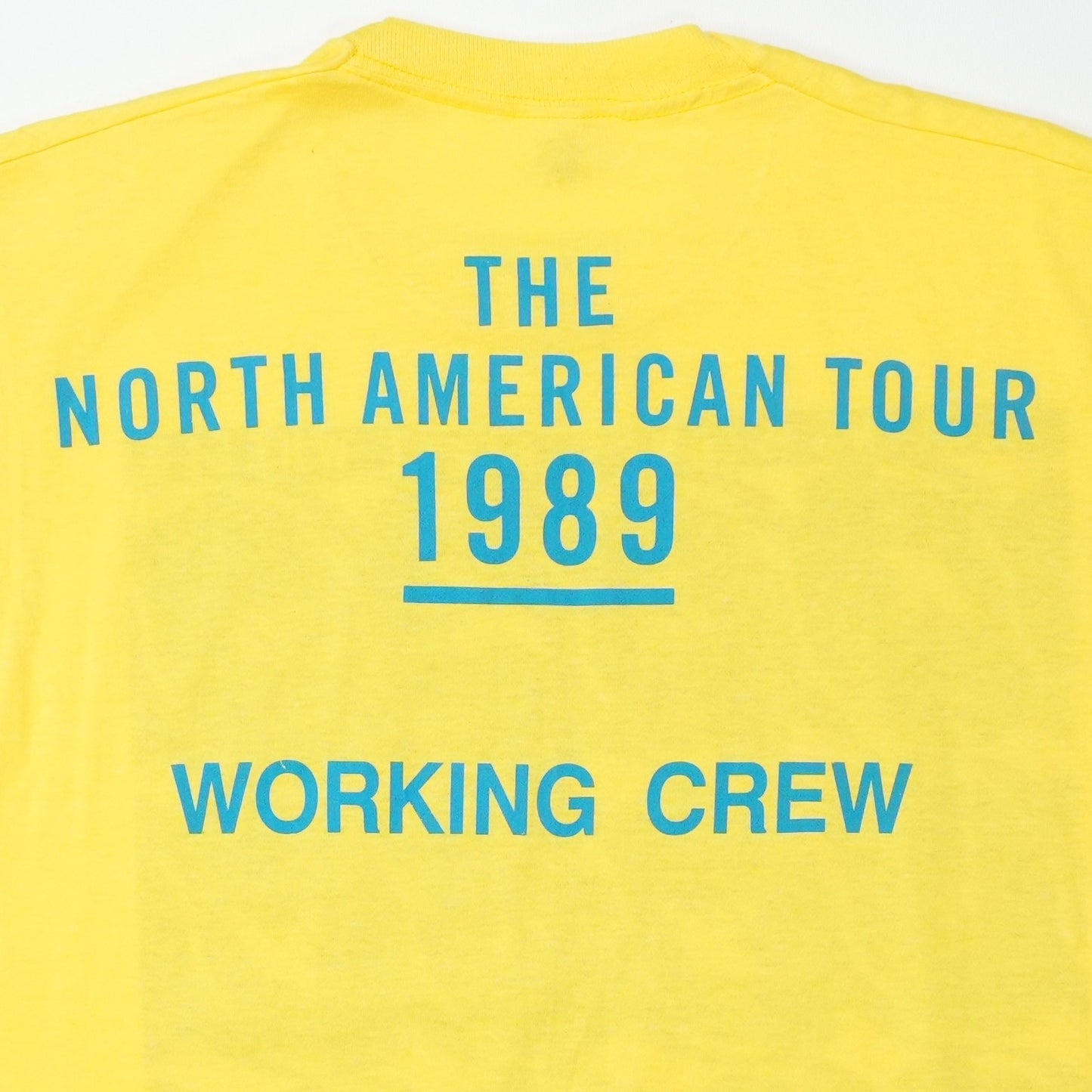 1989 The Rolling Stones Steel Wheels Working Crew Shirt