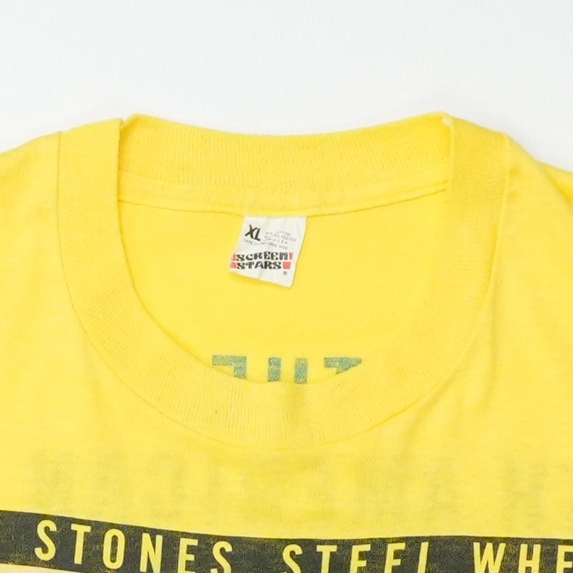 1989 The Rolling Stones Steel Wheels Working Crew Shirt