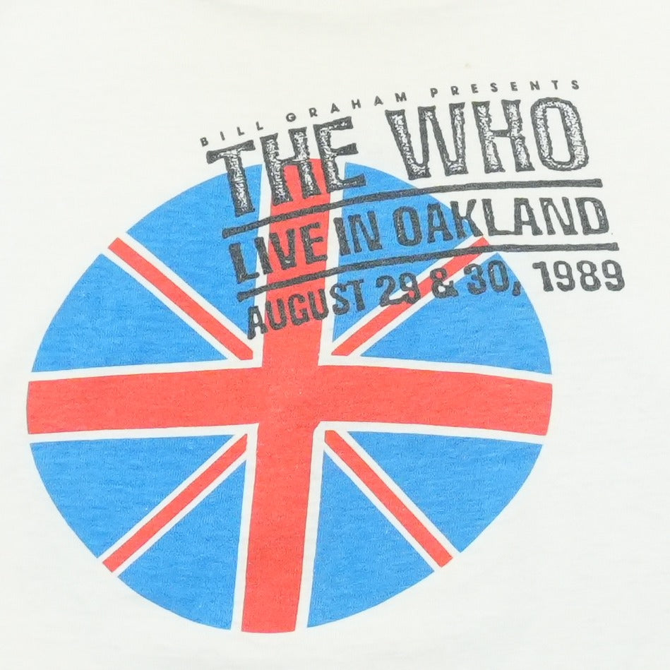 1989 The Who 25th Anniversary Day On The Green Concert Shirt