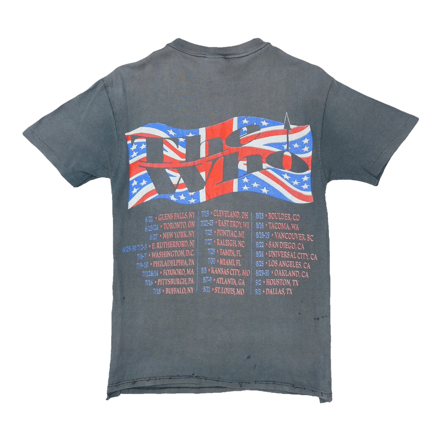 1989 The Who 25th Anniversary Tour Shirt