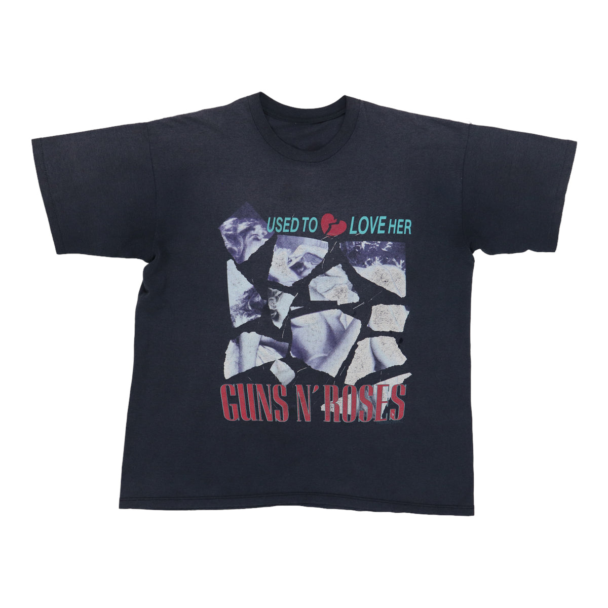 1989 Guns N Roses Used To Love Her Shirt | Authentic Vintage Tee 