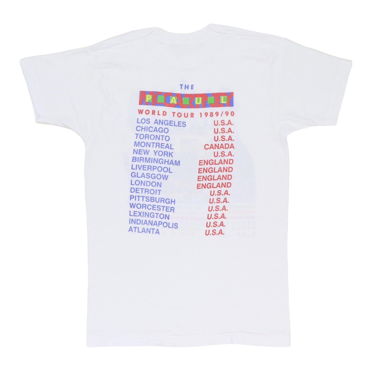 1989 Paul McCartney Tour Shirt