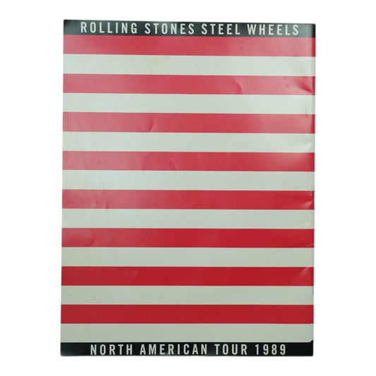 1989 Rolling Stones American Steel Wheels Tour Program