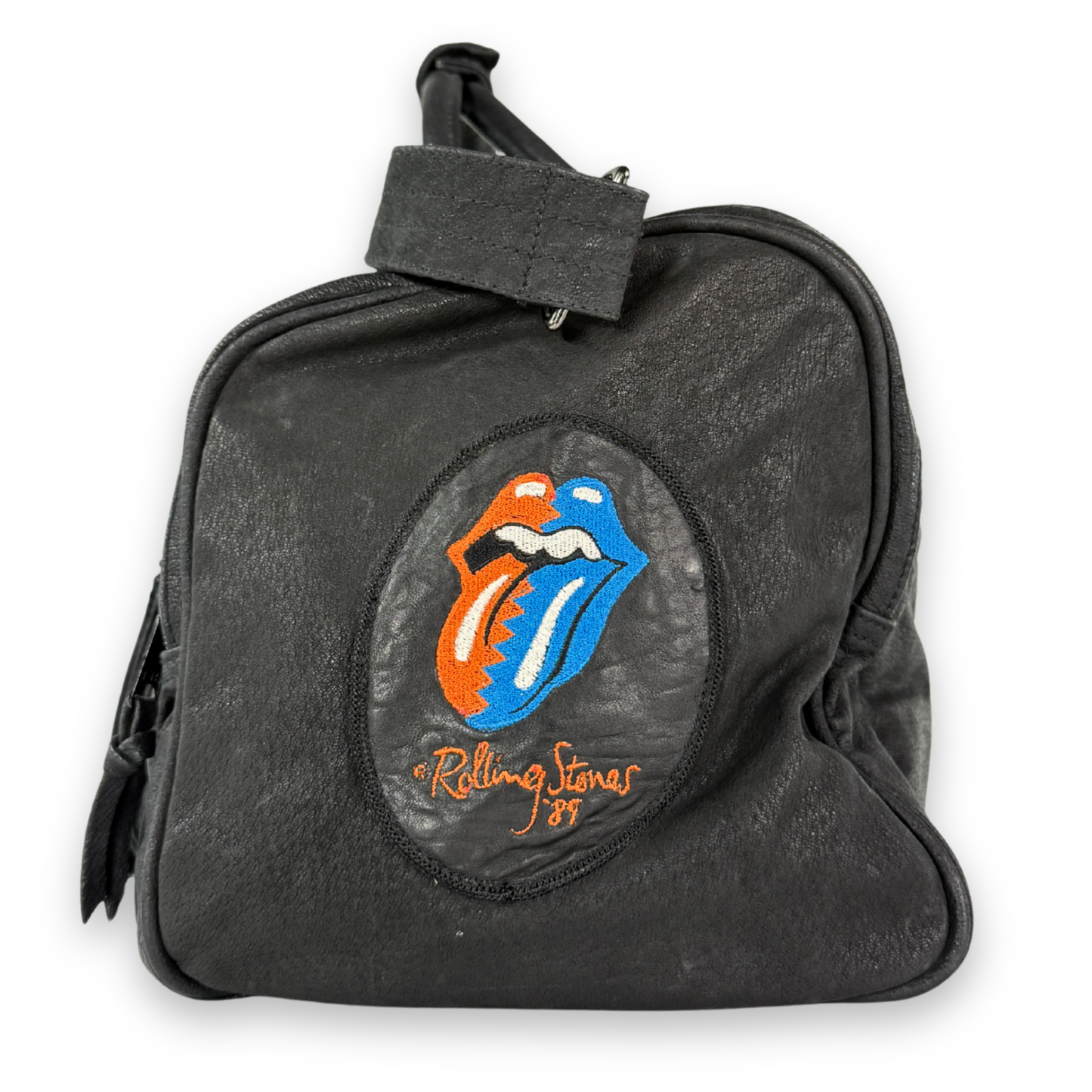 1989 Rolling Stones Steel Wheels Tour Crew Leather Bag