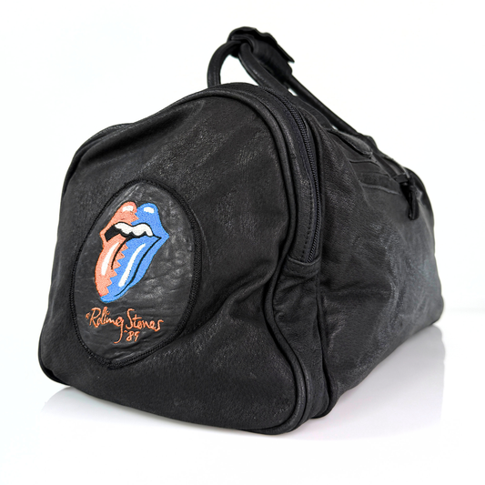 1989 Rolling Stones Steel Wheels Tour Crew Leather Bag