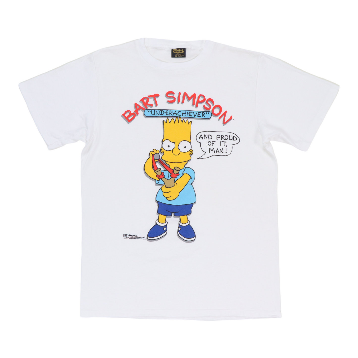 1989 The Simpsons Bart Underachiever Shirt