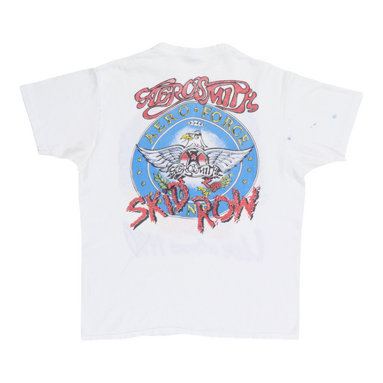 1990 Aerosmith Skid Row Tour Shirt | Authentic Vintage Tee – WyCo